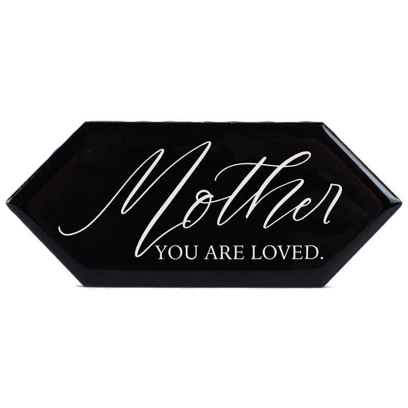 Table tuile noire «Mother Are You»