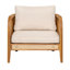 Chaise avec accoudoirs de patio Kirkby