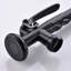 Commercial Kitchen Faucet Pull Down Sprayer Black And Nickel,Single Handle Kitchen Sink Faucet