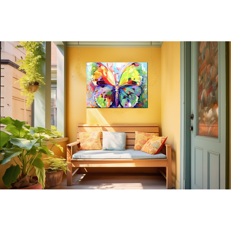 Art sur toile Bright Butterfly