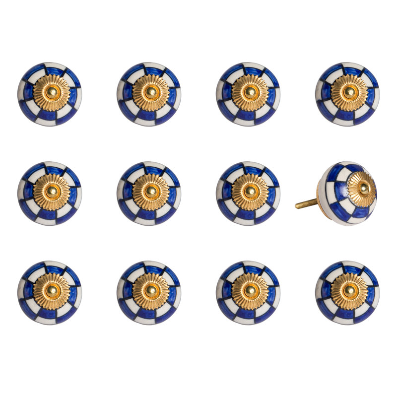 Handpainted 1.5" Diameter Round Knob Multipack