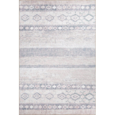 Tapis décoratif beige Ottilie