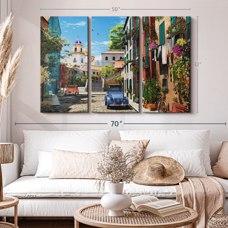 «Méditerranée matin», reproduction sur toile, H 32 po x l 50 po