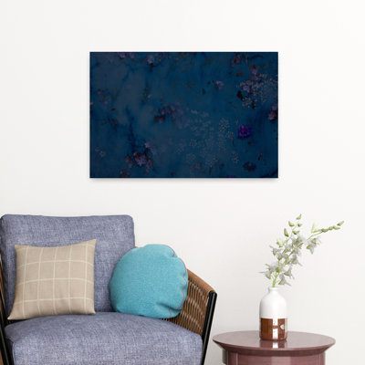 Art contemporain abstrait fleur éthérée rêveuse