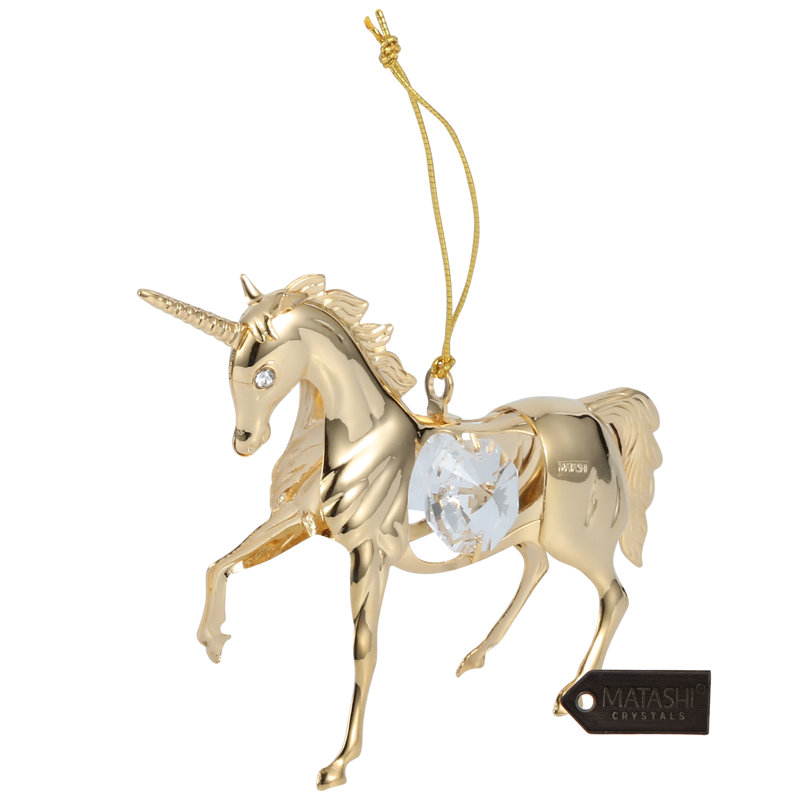 Figurine décorative à pendre licorne