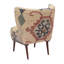 Petit fauteuil d'appoint Kelm Dhurrie