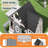 Outdoor Wooden Playhouse with Kitchen Playset, Bench, Chalkboard, Mailbox, Pet Door and Flower Boxes, Pretend Cottage Ages 3-8-120786370