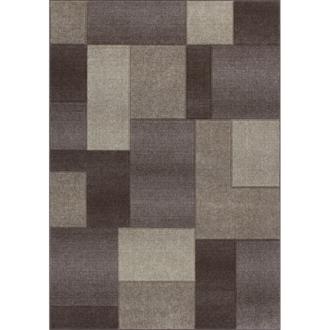 Jenner Flatweave Brown/Beige Rug