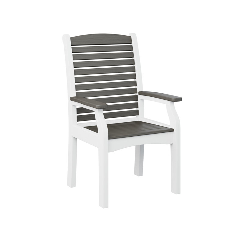 Chaise de terrasse classique Berlin Gardens, Blanc / gris côtier