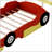 Race Car-Shaped Platform Bed With Smooth Wheels For Kids And Car Enthusiasts, Perfect For Adventure And Comfortable Sleep.-2108430450