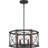 Kafader 6 - Light Dimmable Drum Chandelier
