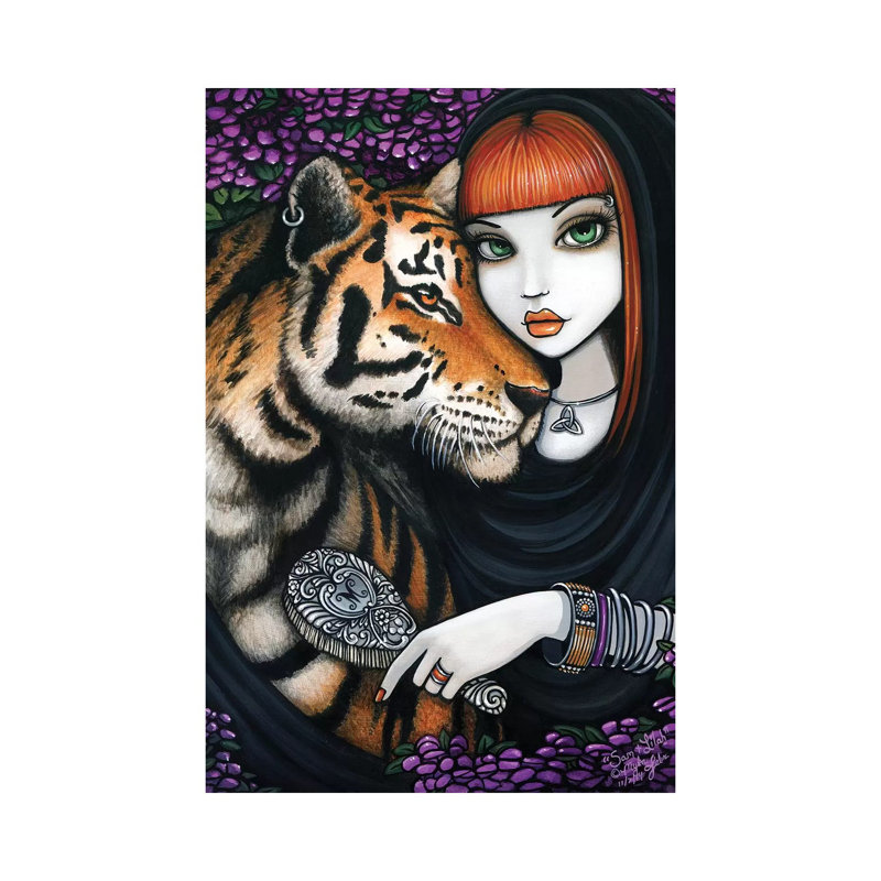 Sam Lilah by Myka Jelina - Wrapped Canvas Gallery-Wrapped Canvas Giclée, 101.6 cm H x 66.04 cm W