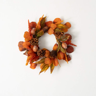 Couronne en polyester Ryding Faux Foliage