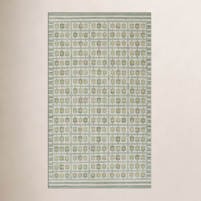 Freya Hand-Woven Geometric Wool Rug