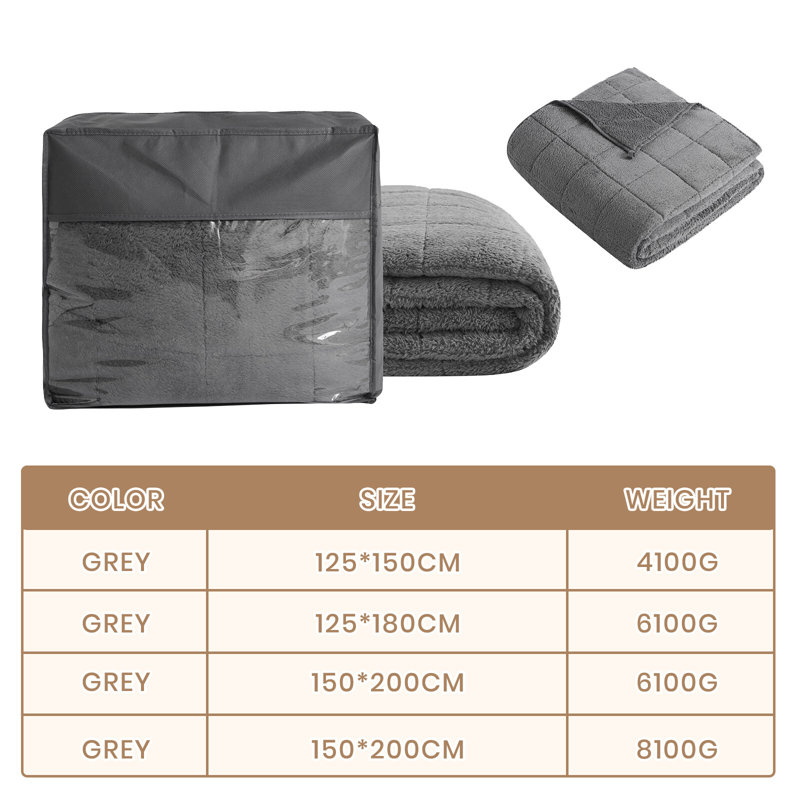 WEIGHTED BLANKE Weighted Throw Blanket, 150cm x 200cm