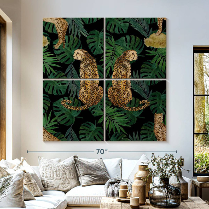 Brampt Exotic Cheetahs, 57" H x 57" W