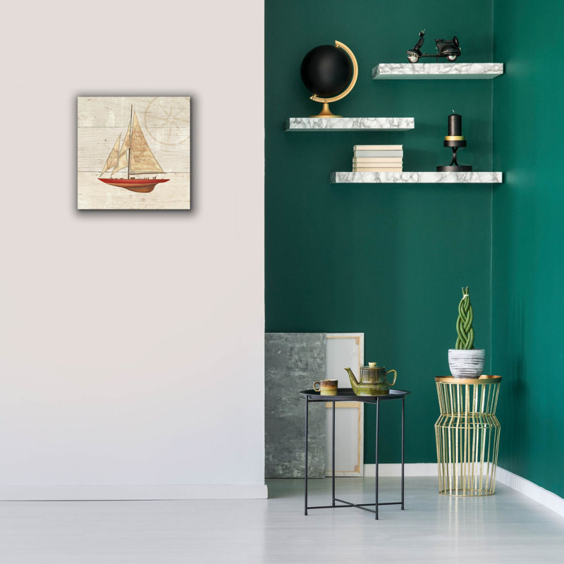 «Nautique 2» par James Wiens, art mural sur toile, H 18 po x l 18 po