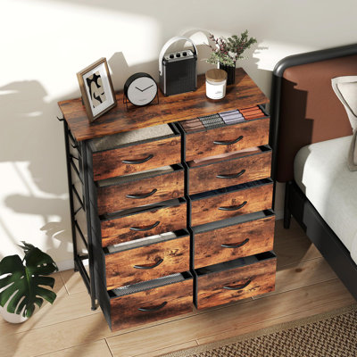 86cm W 10 - Drawer Chest of Drawers