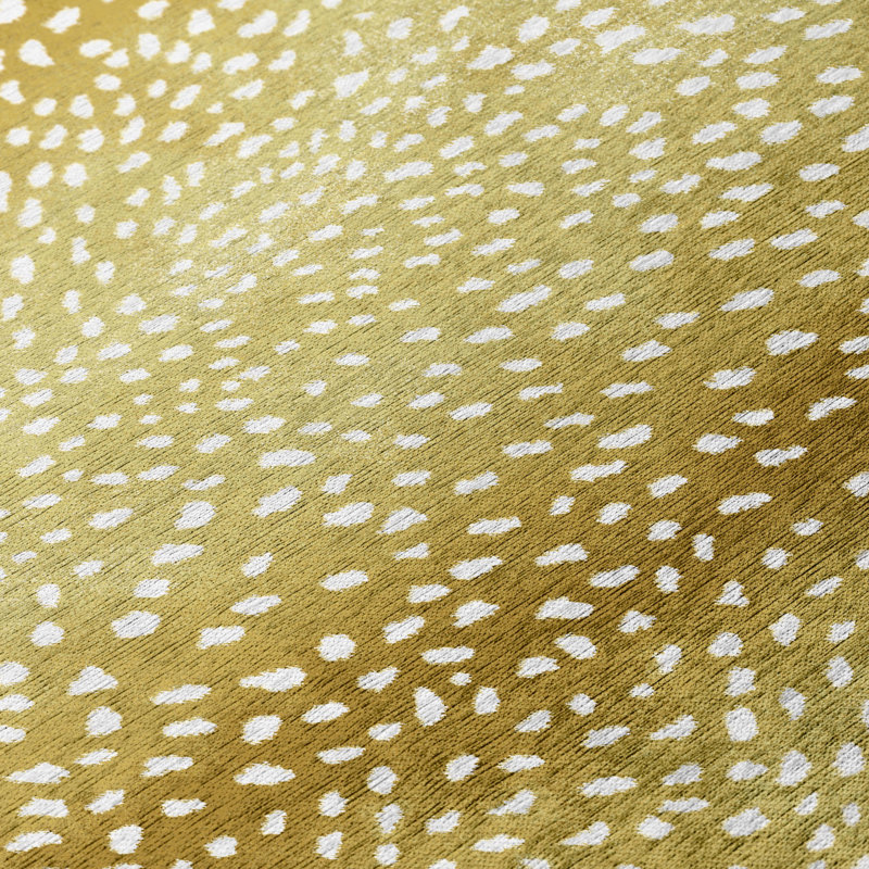 Abdimalik Chenille Washable Animal Print Indoor / Outdoor Rug, Rectangle 9' x 12'