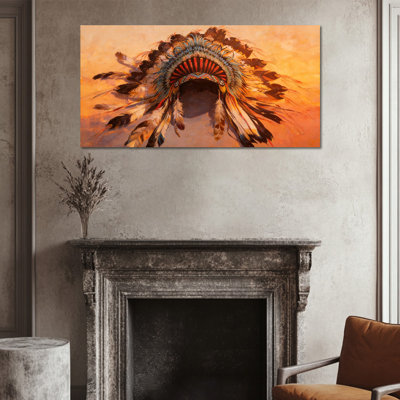 Art mural sur toile grande coiffe Crosslin