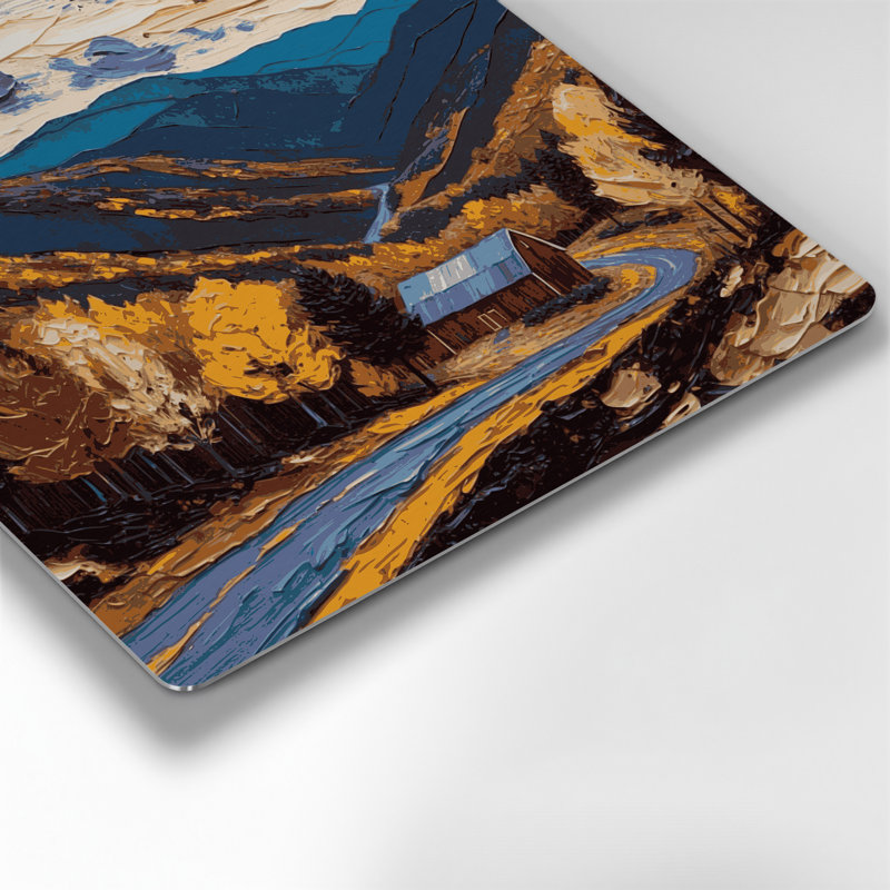 États-Unis, Pennsylvanie, art mural en métal noir, 8" H x 8" W