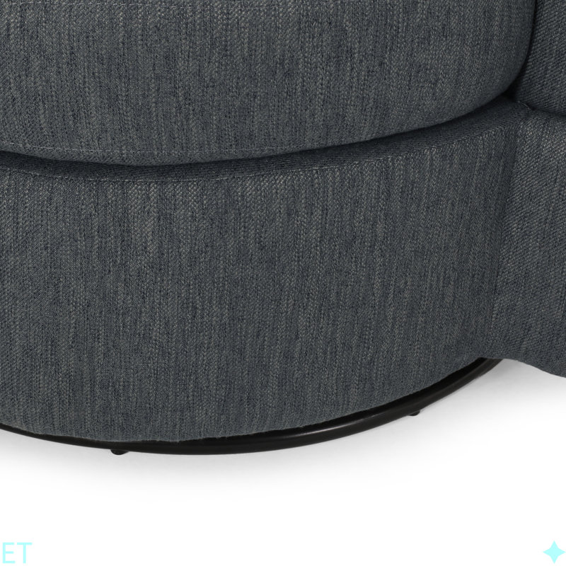 CHAISE CLUB PIVOTANTE, Gris anthracite