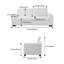 Betthezul 2 Seater Teddy Sofa