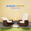 Fauteuil inclinable pivotant confortable en osier-884856290-884856292