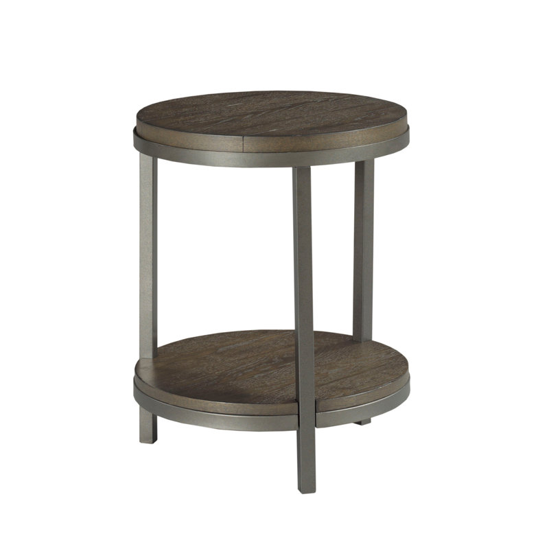 Ecrulle Solid Wood Top End Table