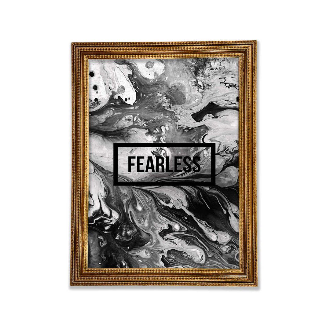 Fearless - Einzelner Bilderrahmen Kunstdrucke