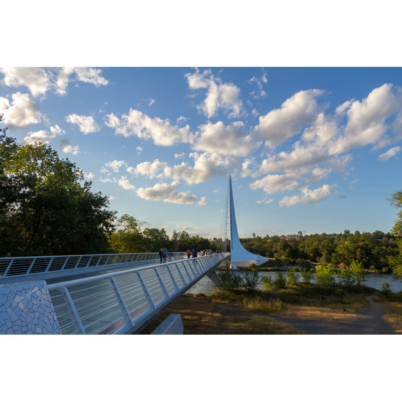 Sundial Bridge - Photographie sur toile tendue, H 24 po x l 36 po