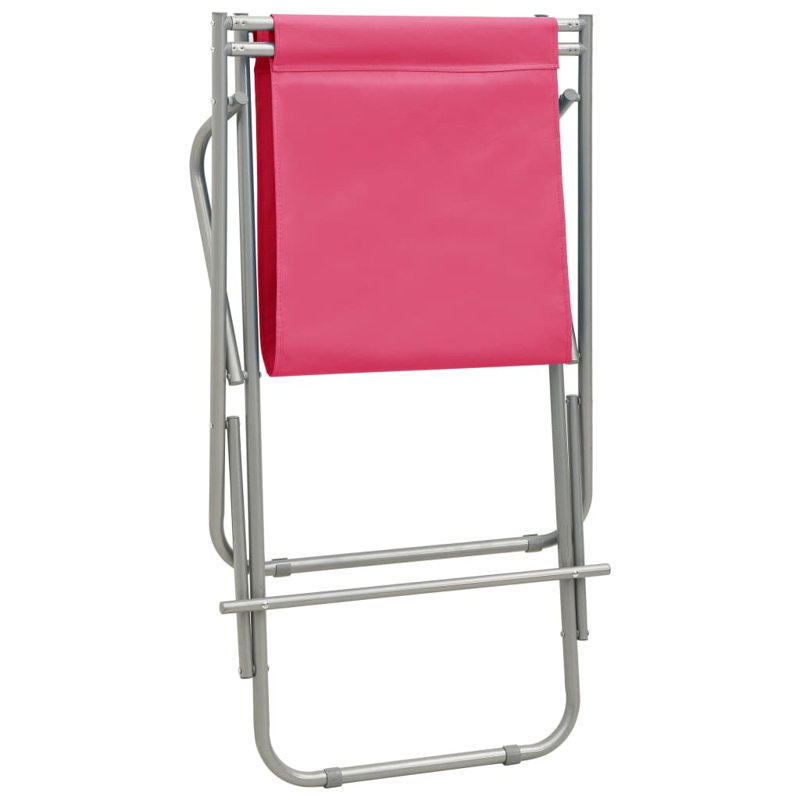 Ambia Folding Deck Chair, Pink