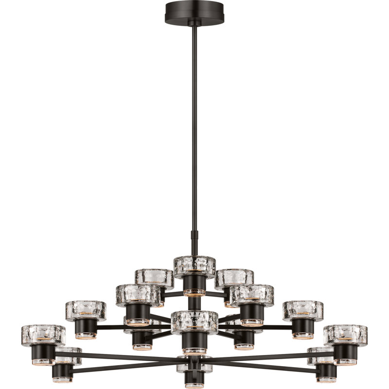 Chapman and Myers Rustic Holsted Chandelier, Aged Iron