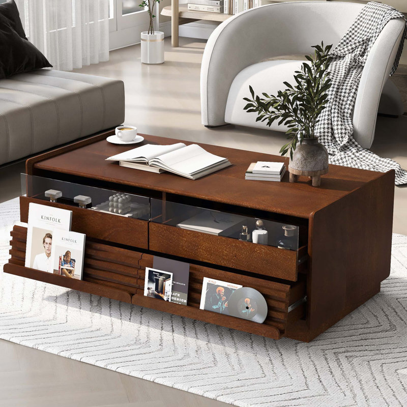 Table basse, Brun