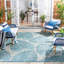 Tapis d'intérieur / extérieur à motif floral Shani Performance-651287866