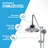 Blue Ocean 39 Inch Stainless Steel SC5706 Retro-Fit Rain Shower System with Shower Head