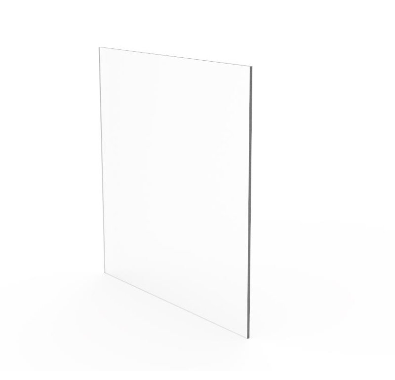 Scie en plexiglas FixtureDisplays® Nominal, H 3 po x l 10 po x P 10 po