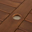 Table de bar en bois massif Gwenda-1114050332