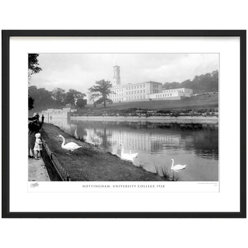 Nottingham, University College 1928 - Single Picture Frame Print, 45cm H x 60cm W x 2.3cm D