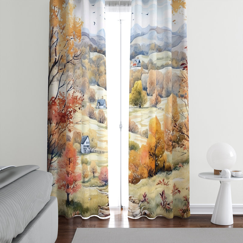 Paire de rideaux obscurcissant en polyester Brigido, L 40 po x L 82 po
