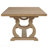 Brown Trestle Rectangular Dining Table