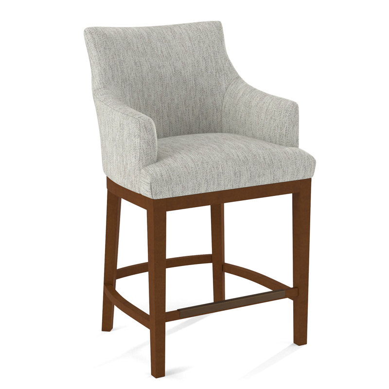 Upholstered Counter Stool, 61481-73, English Saddle