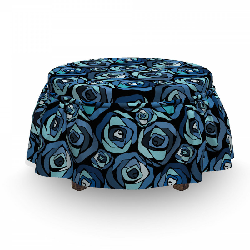 Box Cushion Ottoman Slipcover