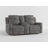 Leylashka 71'' Transitional Microfiber Manual Double Reclining Love Seat with Tab Pull Motion, Integrated Center Console with Cup Holders-35497204