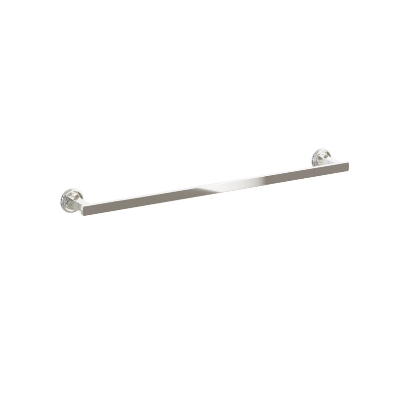 Porte-serviettes Emtek, H 1,625 po x L 25,375 po x P 3,125 po, Nickel poli