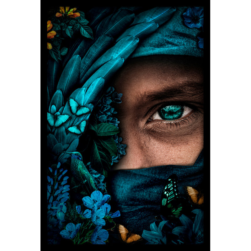 Mystery - Print on Plastic / Acrylic, Black Frame, 135cm H x 90cm W x 10cm D
