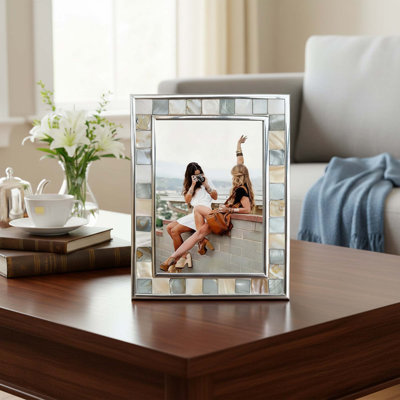 Cadre photo en verre 5x7