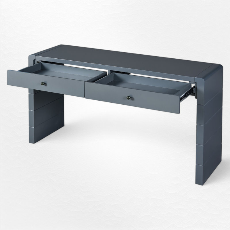 Modern Minimalist Console Table,Entryway table, Navy