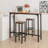 Laiton Counter Stool with Steel Frame-1824772319