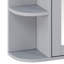Armoire de salle de bain à miroir murale avec rangement 2 en 1, 6 tablettes ouvertes et tablette réglable-129221499